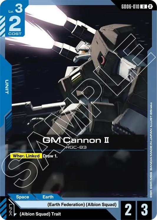 Image for GM Cannon II [GD06-010] (GD06) - Gundam Card Game
