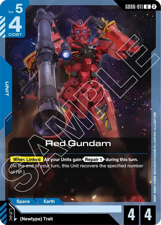 Image for Red Gundam [GD06-011] (GD06) - Gundam Card Game