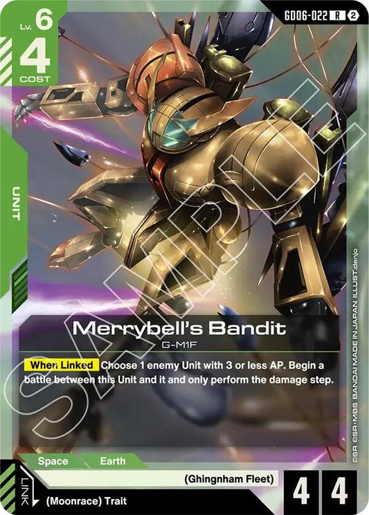 Image for Merrybell's Bandit [GD06-022] (GD06) - Gundam Card Game