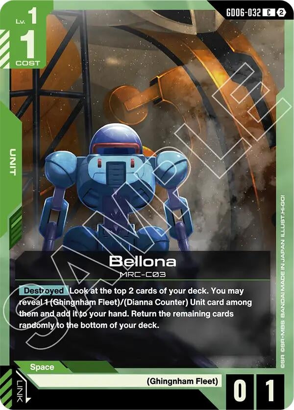 Image for Bellona [GD06-032] (GD06) - Gundam Card Game