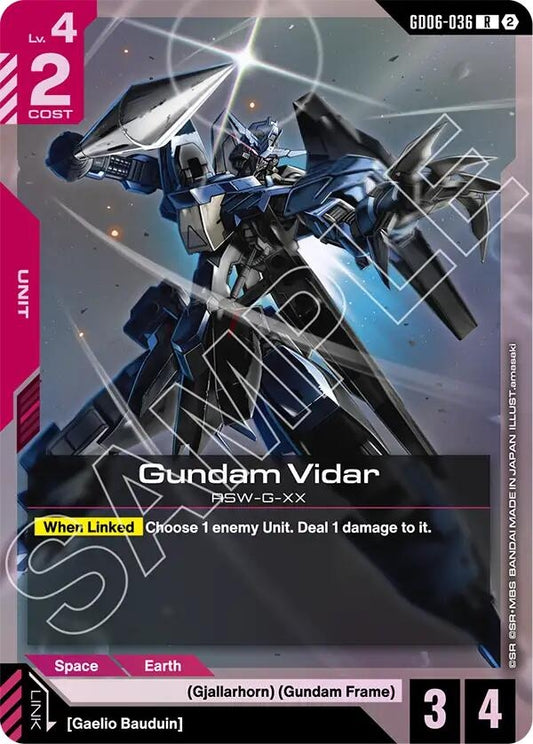 Image for Gundam Vidar [GD06-036] (GD06) - Gundam Card Game