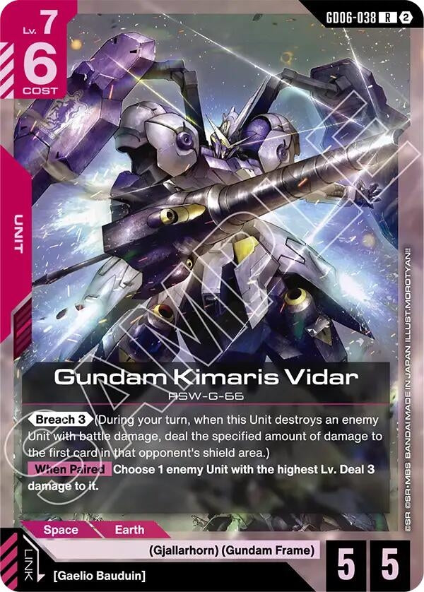 Image for Gundam Kimaris Vidar [GD06-038] (GD06) - Gundam Card Game