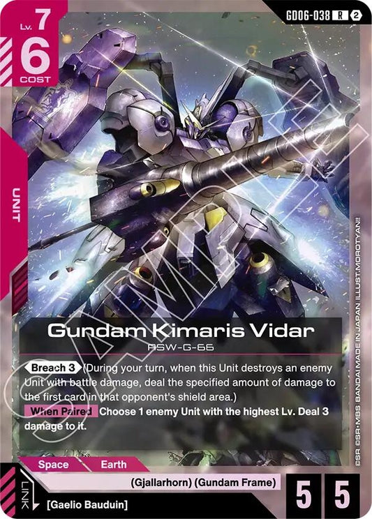 Image for Gundam Kimaris Vidar [GD06-038] (GD06) - Gundam Card Game