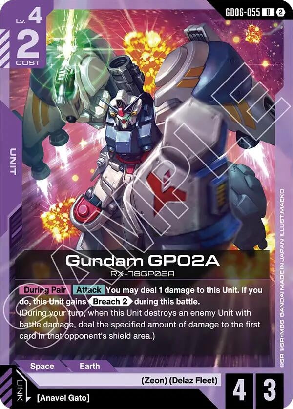 Image for Gundam GP02A (GD06-055) [GD06-055] (GD06) - Gundam Card Game
