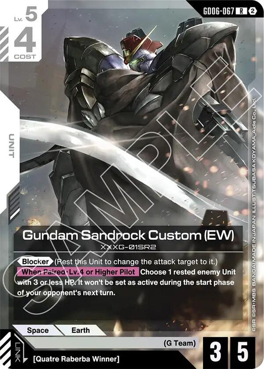 Image for Gundam Sandrock Custom (EW) [GD06-067] (GD06) - Gundam Card Game