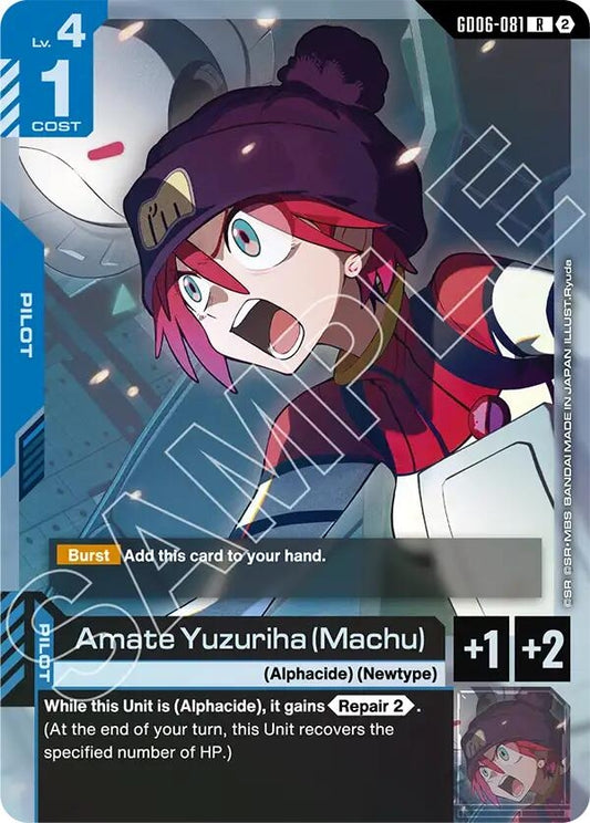 Image for Amate Yuzuriha (Machu) [GD06-081] (GD06) - Gundam Card Game