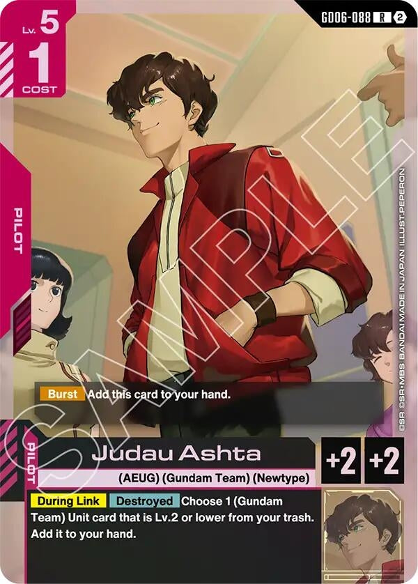 Image for Judau Ashta [GD06-088] (GD06) - Gundam Card Game