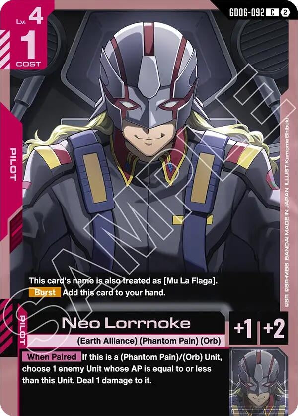 Image for Neo Lorrnoke [GD06-092] (GD06) - Gundam Card Game