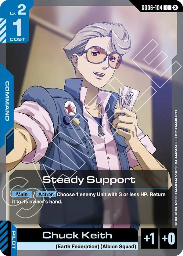 Image for Steady Support [GD06-104] (GD06) - Gundam Card Game