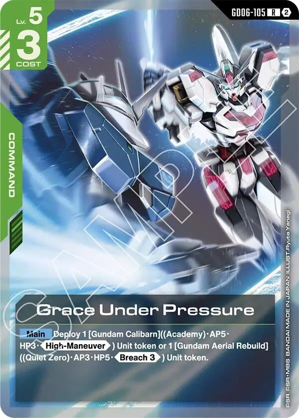 Image for Grace Under Pressure [GD06-105] (GD06) - Gundam Card Game