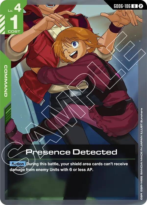 Image for Presence Detected [GD06-106] (GD06) - Gundam Card Game