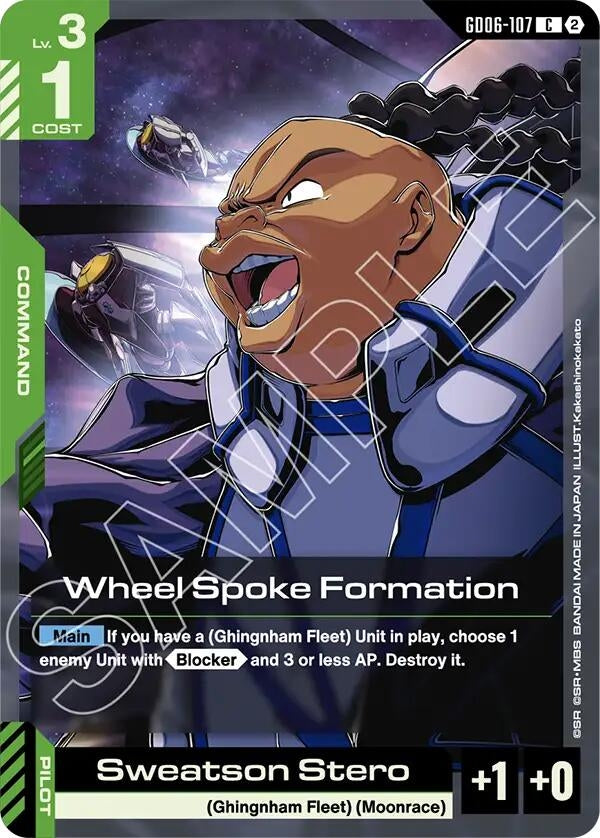 Image for Wheel Spoke Formation [GD06-107] (GD06) - Gundam Card Game
