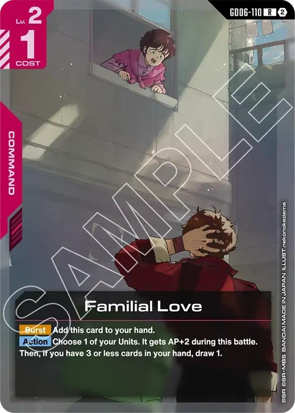Image for Familial Love [GD06-110] (GD06) - Gundam Card Game