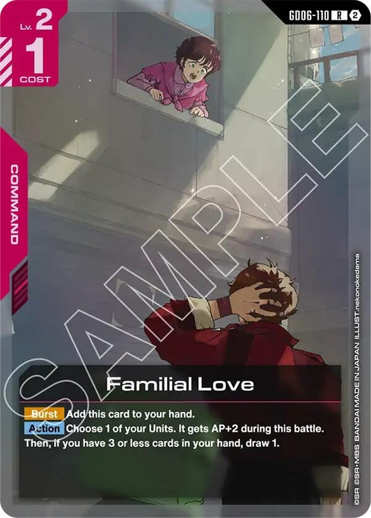 Image for Familial Love [GD06-110] (GD06) - Gundam Card Game