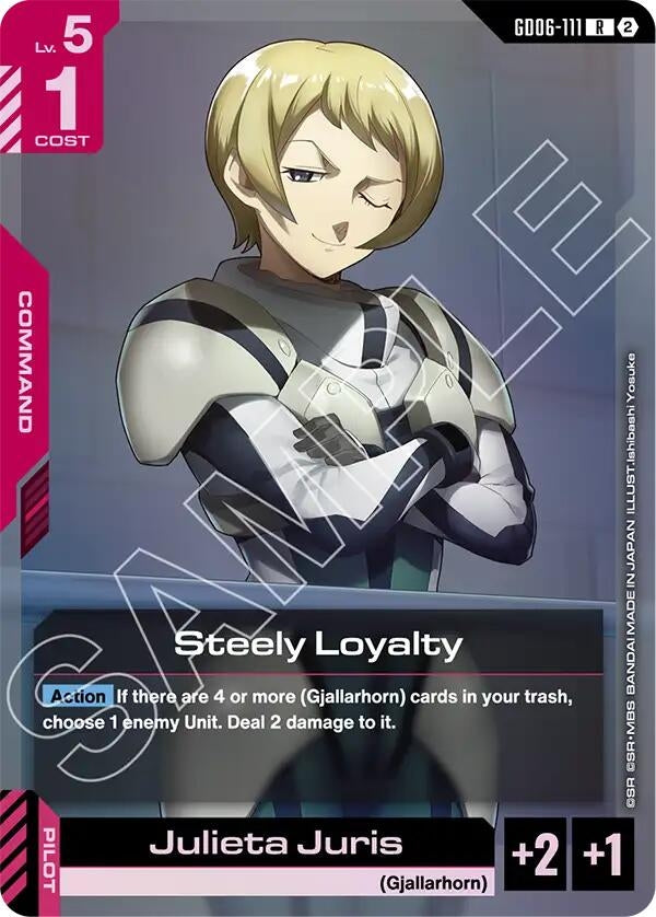 Image for Steely Loyalty [GD06-111] (GD06) - Gundam Card Game