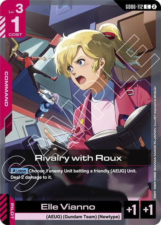 Image for Rivalry with Roux [GD06-112] (GD06) - Gundam Card Game