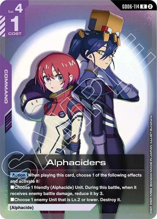Image for Alphaciders [GD06-114] (GD06) - Gundam Card Game