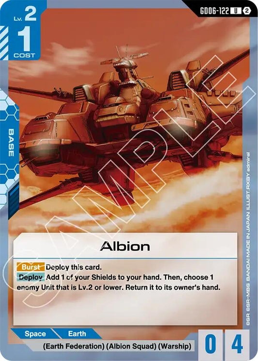 Image for Albion [GD06-122] (GD06) - Gundam Card Game