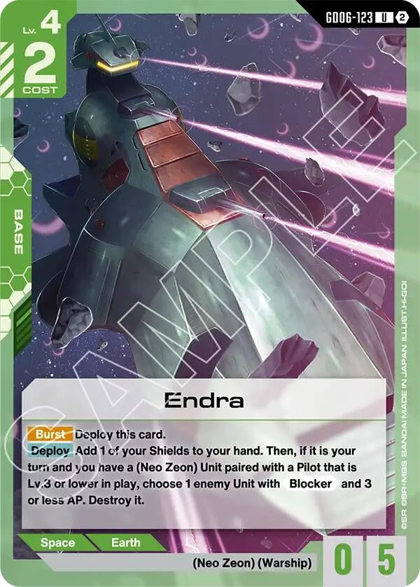 Image for Endra [GD06-123] (GD06) - Gundam Card Game