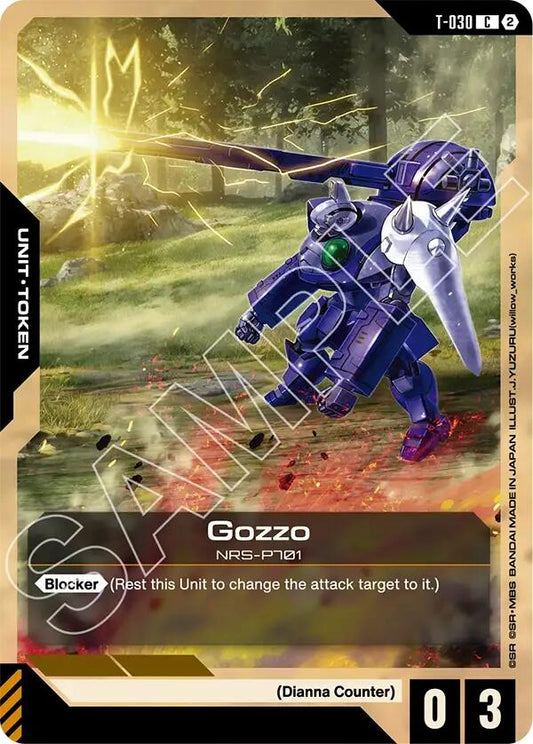 Image for Gozzo (T-030) Token [T-030] (GD06) - Gundam Card Game