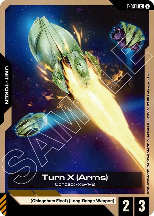 Image for Turn X (Arms) (T-031) Token [T-031] (GD06) - Gundam Card Game