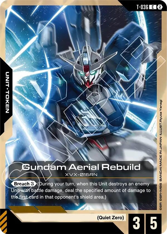 Image for Gundam Aerial Rebuild (T-036) Token [T-036] (GD06) - Gundam Card Game