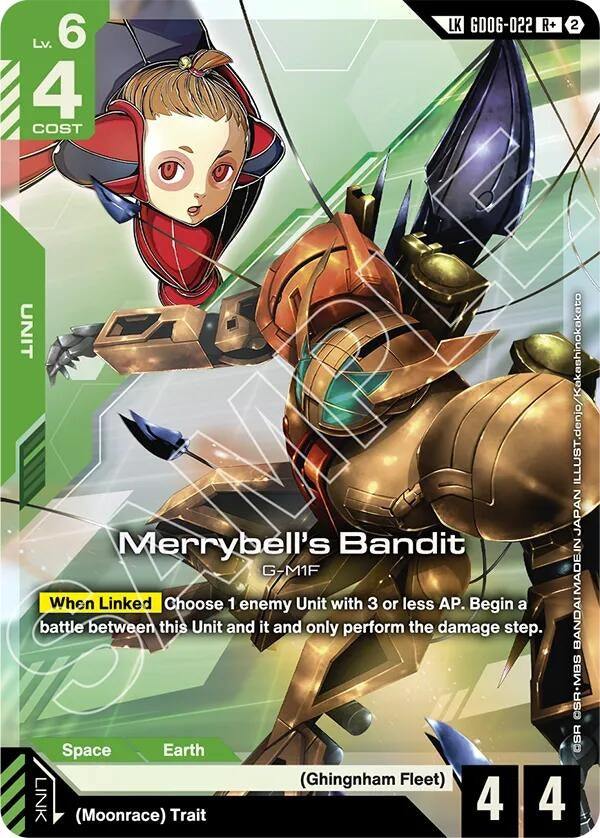Image for Merrybell's Bandit (R+) (Link Rare) [GD06-022] (GD06) - Gundam Card Game