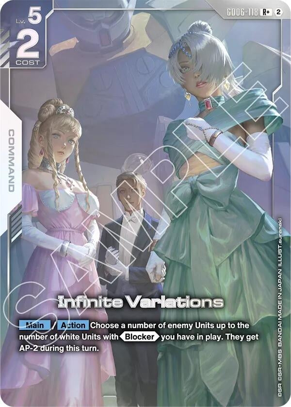 Image for Infinite Variations (R+) [GD06-118] (GD06) - Gundam Card Game
