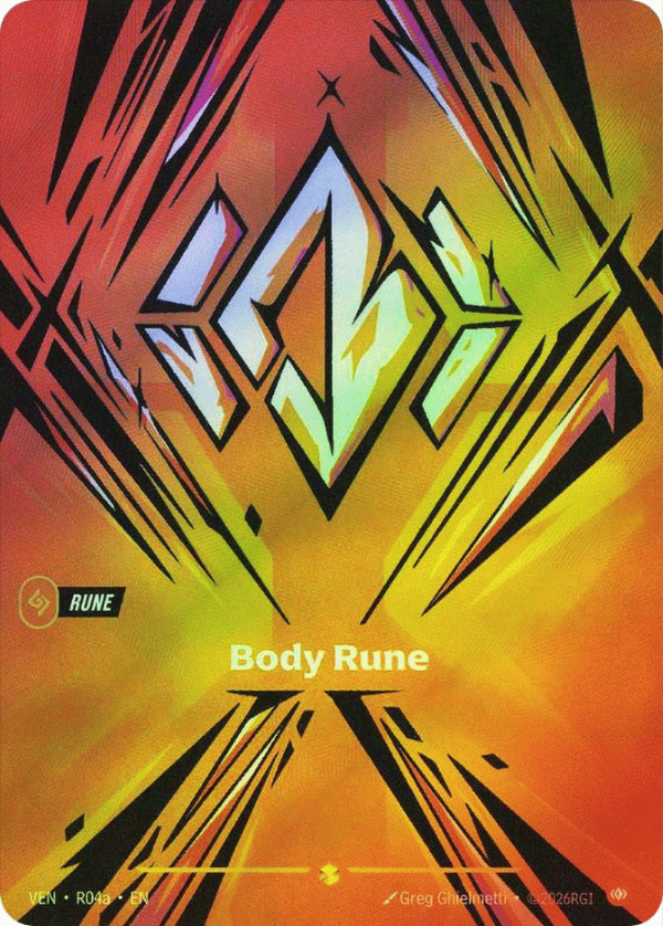 Body Rune — R04a — Vendetta