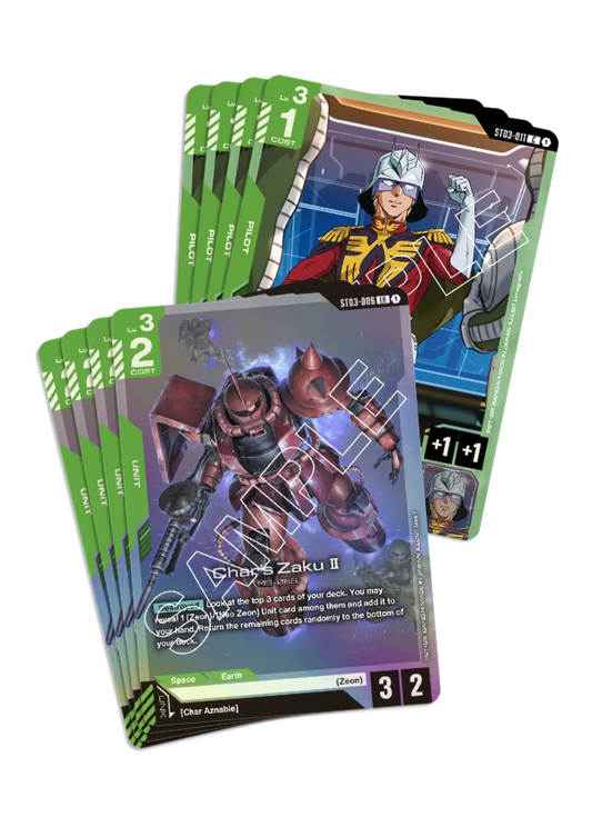 Char's Zaku II & Char — Link Playset