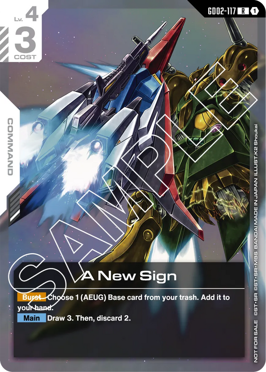 A New Sign (Newtype Challenge 2025 Mission 2) [GD02-117]
