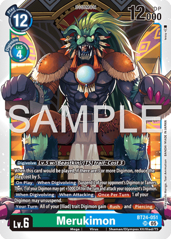 Merukimon — BT24-051 SR