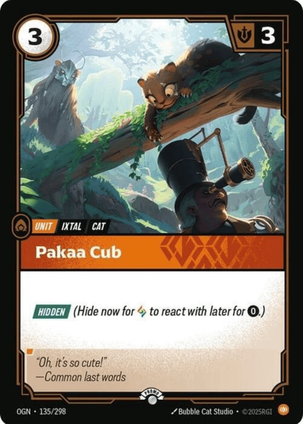 Pakaa Cub — Nexus Night — 135/298