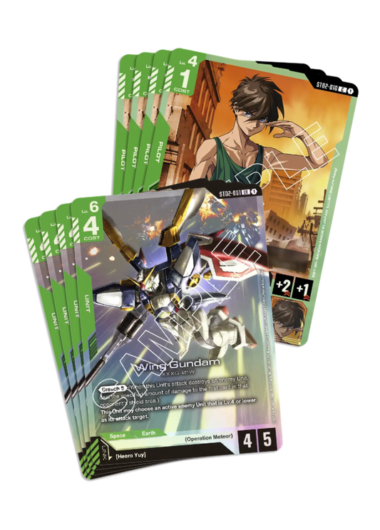 Wing Gundam & Heero — Link Playset